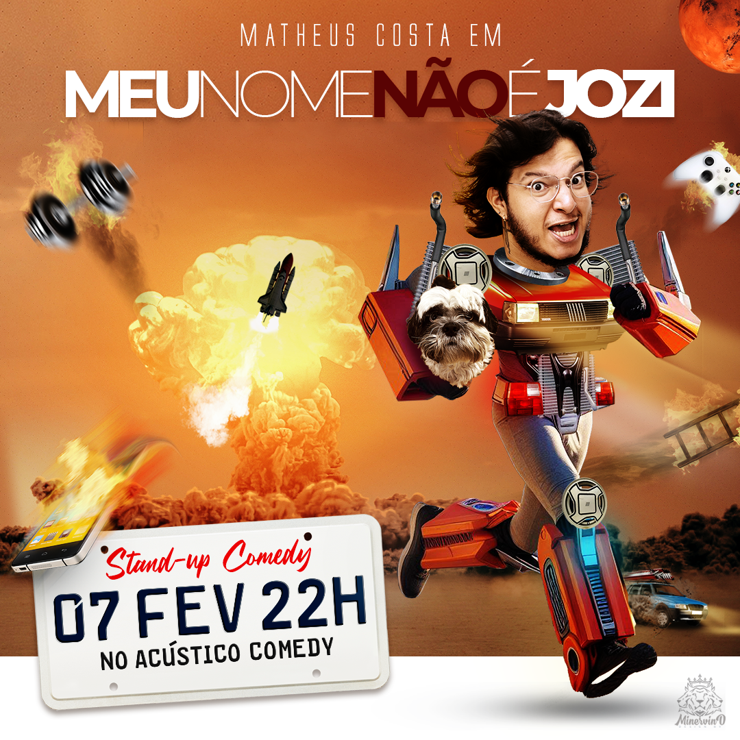 Key visual Meu Nome Não é Jozi, de Matheus Costa